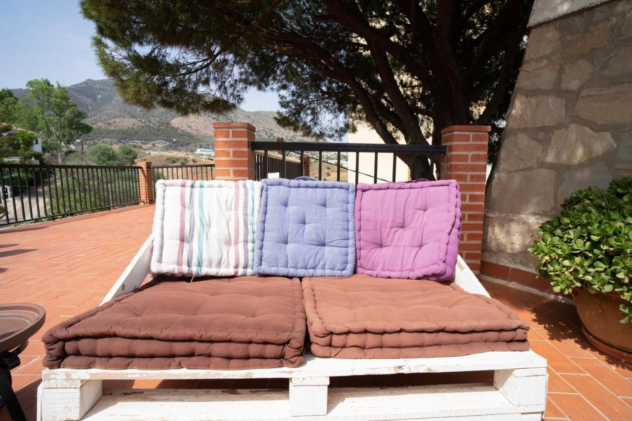 Casa Ancladero Big Rooftop Terrace, 2 Bedroom Guesthouse W Garden And View Fuengirola Bagian luar foto