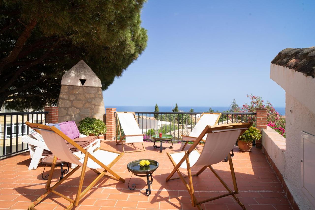 Casa Ancladero Big Rooftop Terrace, 2 Bedroom Guesthouse W Garden And View Fuengirola Bagian luar foto
