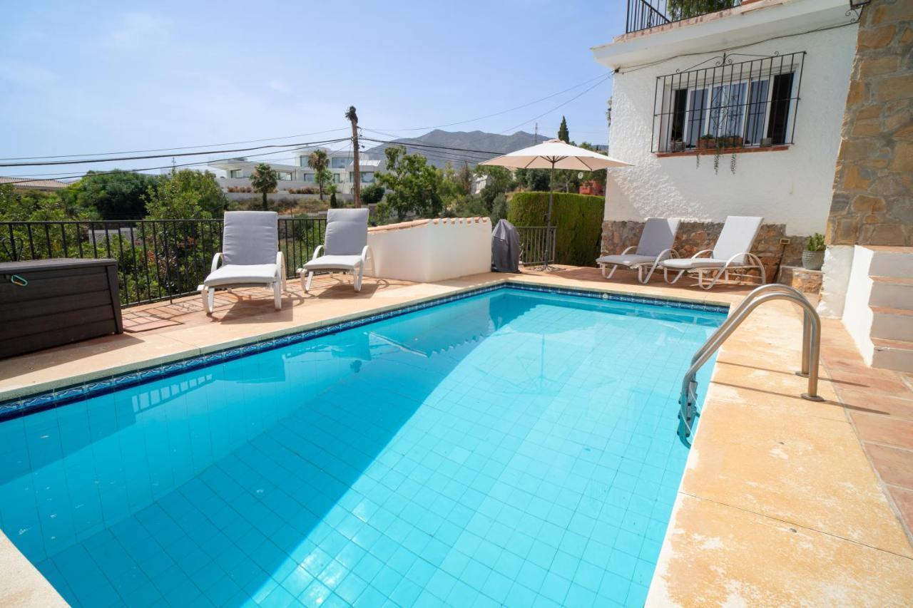 Casa Ancladero Big Rooftop Terrace, 2 Bedroom Guesthouse W Garden And View Fuengirola Bagian luar foto